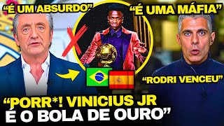 TV ESPANHOLA FICOU INDIGNADA POR VINICIUS JR NÃO GANHAR A BOLA DE OURO [upl. by Fairfax122]