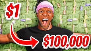 SIDEMEN TURN £1 INTO £100000 IN 24 HOURS CHALLENGE [upl. by Nichani]