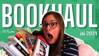 BOOKHAUL de lété  📚 20 livres dans ma bibliothèque [upl. by Odravde]