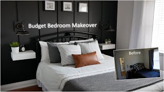 DIY Bedroom Makeover 250 Budget [upl. by Kaela]