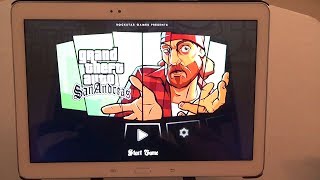 Grand Theft Auto San Andreas on Android Tablet Hands On [upl. by Delija521]