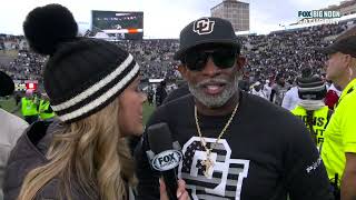 Coach Deion Sanders PostGame Interview After Beating Utah [upl. by Ainehta940]