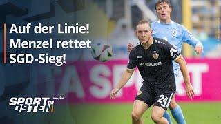 Menzel trifft vorn und klärt hinten – Dynamo Dresden siegt bei 1860 München  MDR [upl. by Kwon]