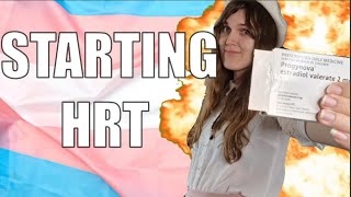 WHAT STARTING HRT WAS LIKE TRANSGENDER MTF [upl. by Eirellav]