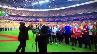 Alfie Boe  Abide With Me  Songs of Praise  FA Cup Final 2015 [upl. by Aurelius46]