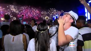 Réveillon 2016  Queima de fogos Copacabana HD 010116 [upl. by Cassella406]