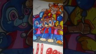 Balloons  FNAF Balloon Characters art fnaf fnafsb fnafdrawing drawing shorts balloons sub [upl. by Auhsot]