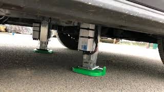 Vérins Autolift 4 sur Ford Euro 6  Fonctionnement [upl. by Maud]