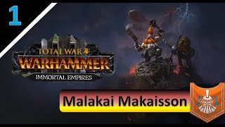 IE The Masters are HERE l Malakai Makaisson l WH3 Thrones of Decay DLC l Part 1 [upl. by Lamrouex]