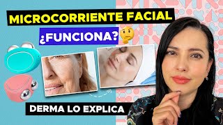 ¿FLACIDEZ ARRUGAS MICROCORRIENTE FACIAL opinión de una Dermatóloga [upl. by Bernelle]