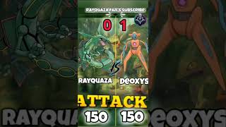 Rayquaza vs Deoxys which Pokemon is strong viral shortsfeed [upl. by Malcolm]