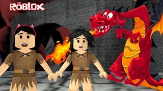 Roblox  FUGINDO DO CASTELO DO DRAGÃO Escape The Dungeon Obby  Luluca Games [upl. by Brathwaite]