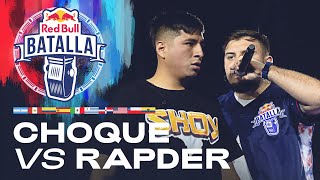 CHOQUE vs RAPDER  Octavos  Red Bull Batalla Internacional 2022 [upl. by Klos]