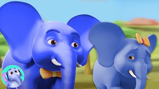 Ek Mota Hathi Color Song एक मोटा हाथी Hindi Rhymes and Elephant Song [upl. by Laszlo]