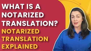 What is a Notarized Translation Notarized Translation Explained [upl. by Bliss]