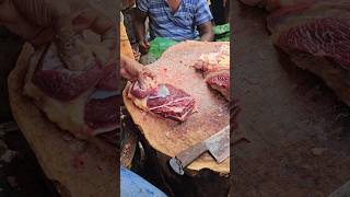 Excellent real deshi ox red yummy beef best cutting skill in bd [upl. by Surdna]