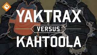 Traction Review  Yaktrax XTR vs Kahtoola Microspikes [upl. by Ketchum]