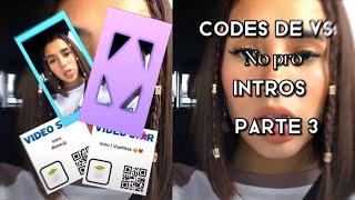 Codes qr vs no pro IntrosDaye 💐 codes vs videostar [upl. by Ardnazxela219]