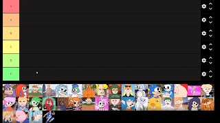 Tamers12345 Character TIER LIST  Sonic Underground [upl. by Allene917]