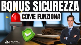 🚨 BONUS SICUREZZA 2024 tutto quello che serve sapere [upl. by Adnim]