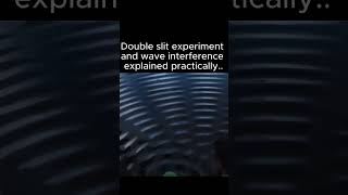 Youngs Double Slit Experiment and Wave Interference explained Practically shorts experiment [upl. by Ahsiakal]