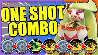 How to do the TSAREENA ONE SHOT COMBO like a PRO PLAYER  Pokemon Unite [upl. by Kareem]