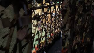 Love Padlocks at Venice Grand Canal Mall Bridge [upl. by Petracca486]