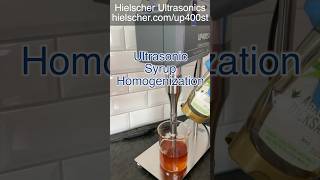 Maple Syrup  Agave Syrup Homogenization  Hielscher Sonicator UP400St [upl. by Nishi246]