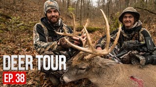 PUBLIC LAND BUCK RIGHT OFF THE ROAD Aarons Iowa Buck  DEER TOUR E38 [upl. by Alayne]