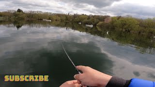 Trout fishing on lures at Hanningfield reservoir 2023 UK part 1 [upl. by Anirahtak]