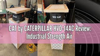 CAT by CATERPILLAR HVD14AC Review Industrial Strength Air Circulator Fan [upl. by Yllek668]