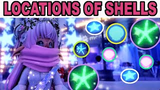 EVERY SEASHELL LOCATION IN ROYALE HIGH EASY GUIDE [upl. by Aryek]