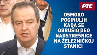 Osmoro poginulih kada se obrušio deo nadstrešnice na Železničkoj stanici u Novom Sadu [upl. by Itnavart]