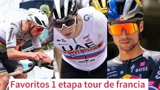 Favoritos a ganar la primera 1 etapa del tour [upl. by Hiltner]