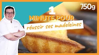 1 min pour Réussir ses madeleines  750g [upl. by Auahsoj]