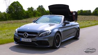 2017 Mercedes Benz C63 S AMG CONVERTIBLE FIRST DRIVE REVIEW 2 of 2 [upl. by Eniamert]