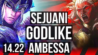 SEJUANI vs AMBESSA TOP  Godlike  KR Diamond  1422 [upl. by Briana]