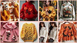 latest woolen sweater design gorgeous collection 😍🤩fashion2024trendingwoolennew [upl. by Henka613]