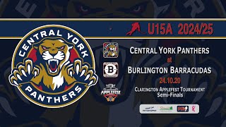 241020 CAFT SemiFinals CYGHA U15A at Burlington Barracudas [upl. by Rephotsirhc186]