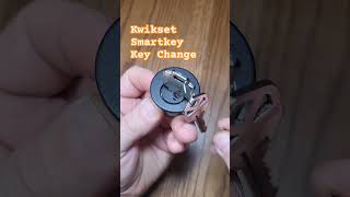 Kwikset Smartkey Key Change shorts kwikset locksport security tools short lock [upl. by Eedolem]