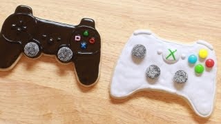 VIDEO GAME CONTROLLER COOKIES  NERDY NUMMIES [upl. by Hannahc]