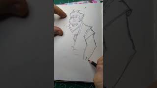 SKETCHING COOP FROM CARTOON NETWORKS MEGAS XLR shorts [upl. by Anaeda]