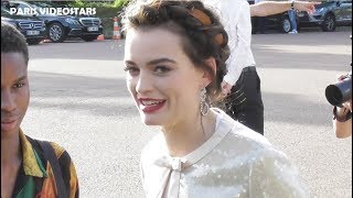 VIDEO Emma Mackey  Paris 29 june 2019 Fashion Week show Miu Miu  Sex Education [upl. by Aneehs]