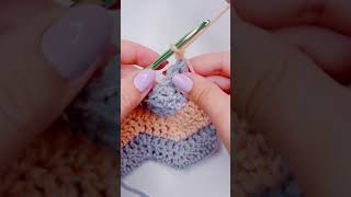 How to Crochet the Wavy Chevron Stitch Left Handed Part 4 [upl. by Ojok455]