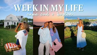 WEEK IN MY LIFE CAPE COD  BOSTON  exploring Nantucket cute towns and the city early fall [upl. by Taveda]