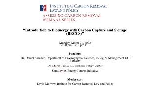 Introduction to Bioenergy with Carbon Capture and Storage BECCS [upl. by Hgieleak738]