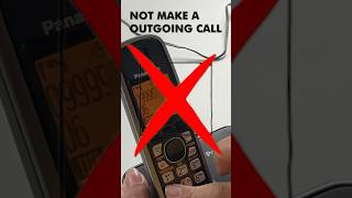 Panasonic cordless phone not working ytshorts shorts panasonic cordlessphone [upl. by Yvor]