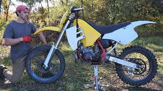 Blown Up Suzuki RMX 250 Dirt Bike Is ALIVE [upl. by Maude]