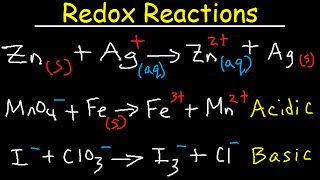 How To Balance Redox Reactions  General Chemistry Practice Test  Exam Review [upl. by Ahsakal]