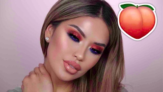 FIERCE PEACH GODDESS makeup tutorial  iluvsarahii [upl. by Volotta369]